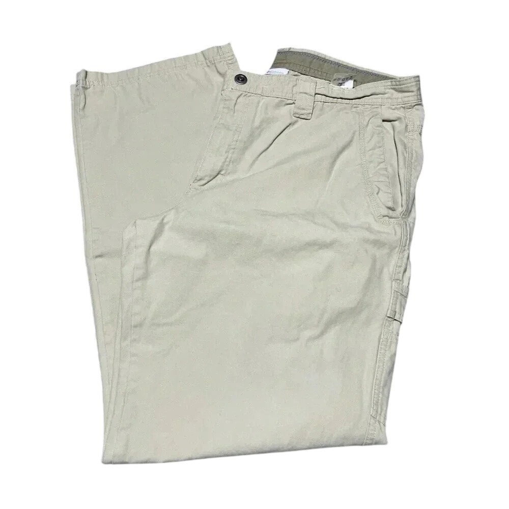 Columbia Omni Shield Cargo Pants Khaki Mens 40W 32L Outdoor Hiking Casual‎
